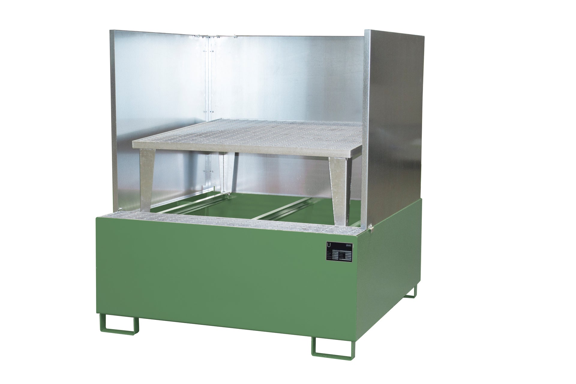 Bild Anwendung Auffangwanne AWA 1000  resedagrün