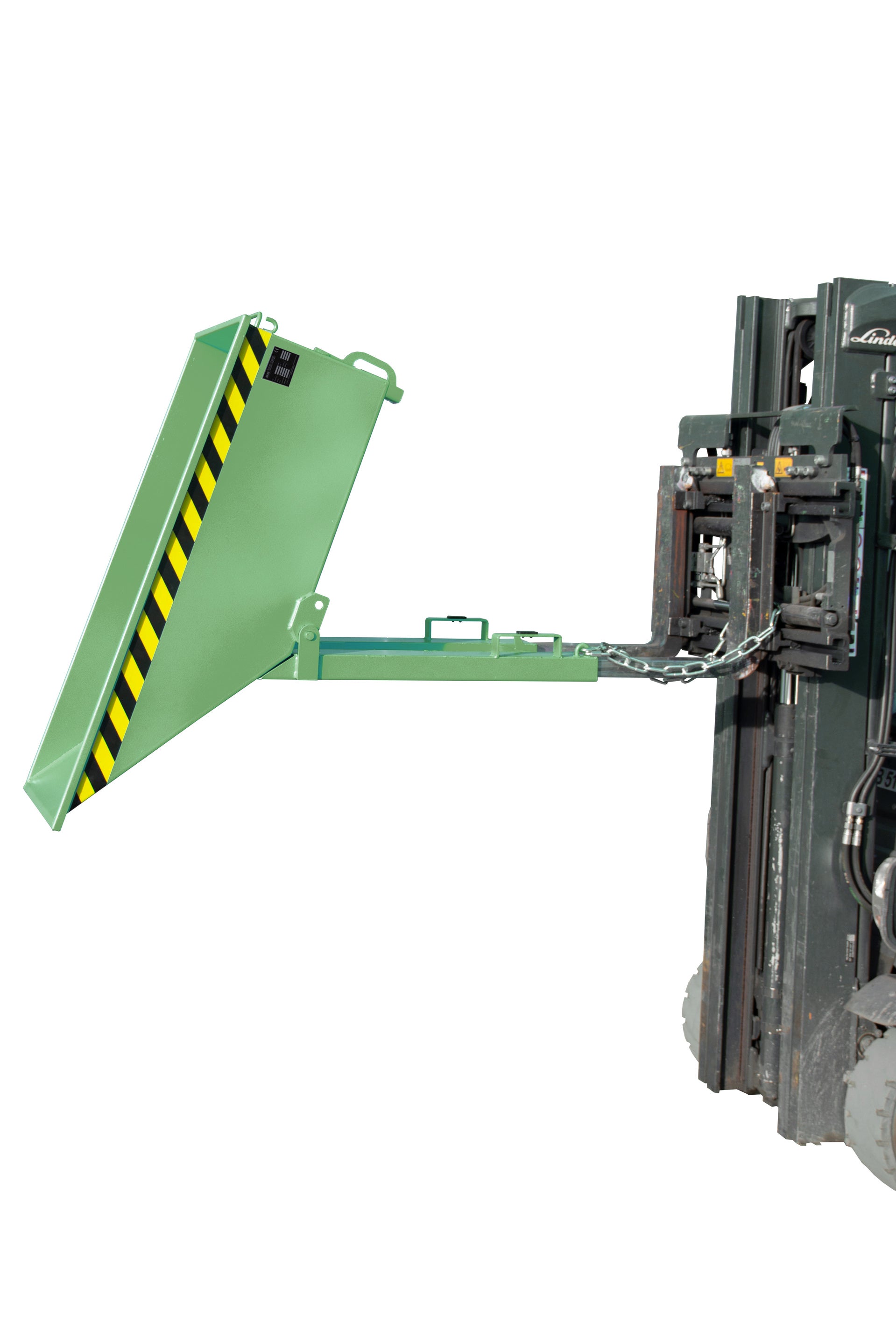 Kippmulde KN 250 resedagrün KIppfunktion