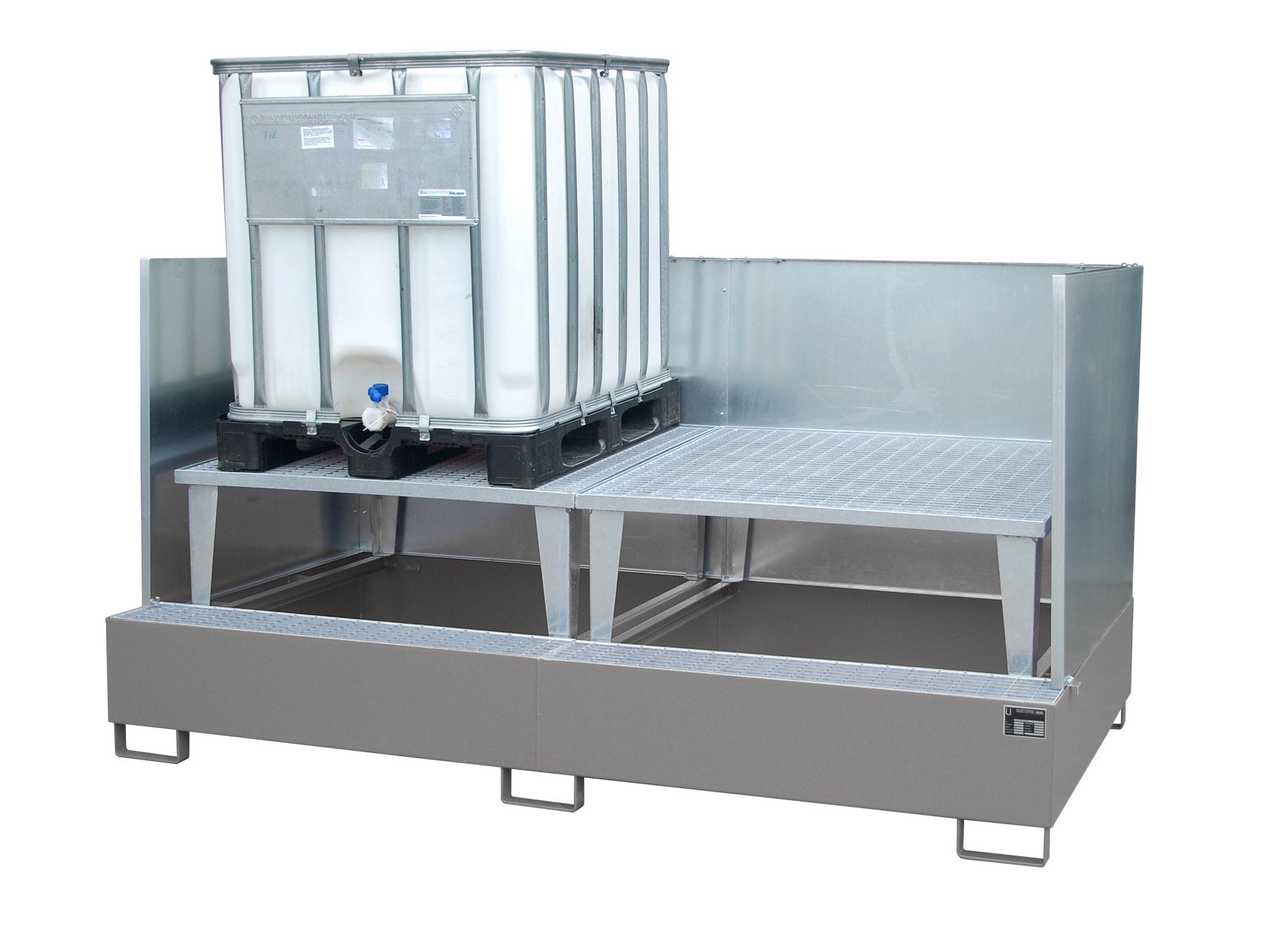 Bild Anwendung Auffangwanne AWA 1000-2  mausgrau