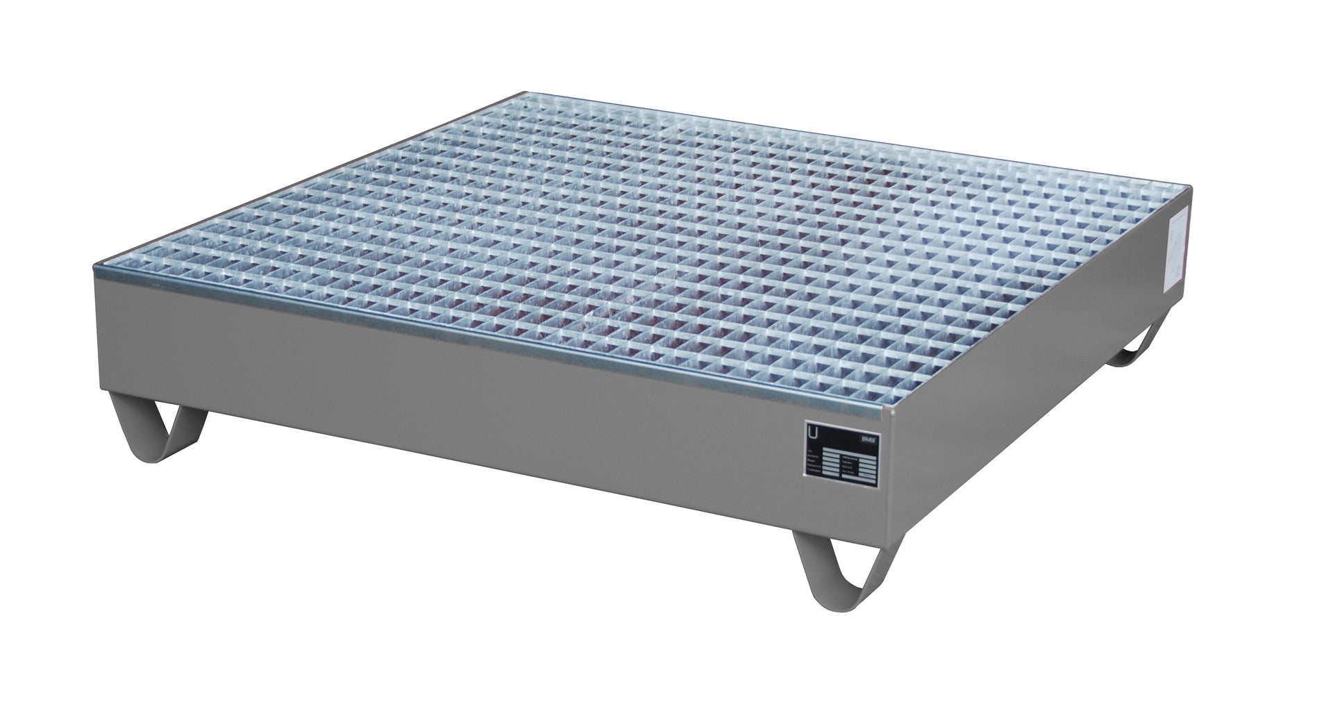 Bild Auffangwanne 2018 mausgrau mit Gitterost 