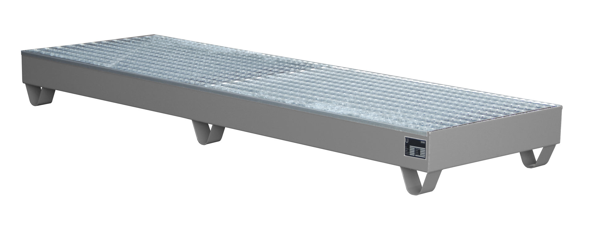 Bild Auffangwanne 2042 mausgrau mit Gitterost 