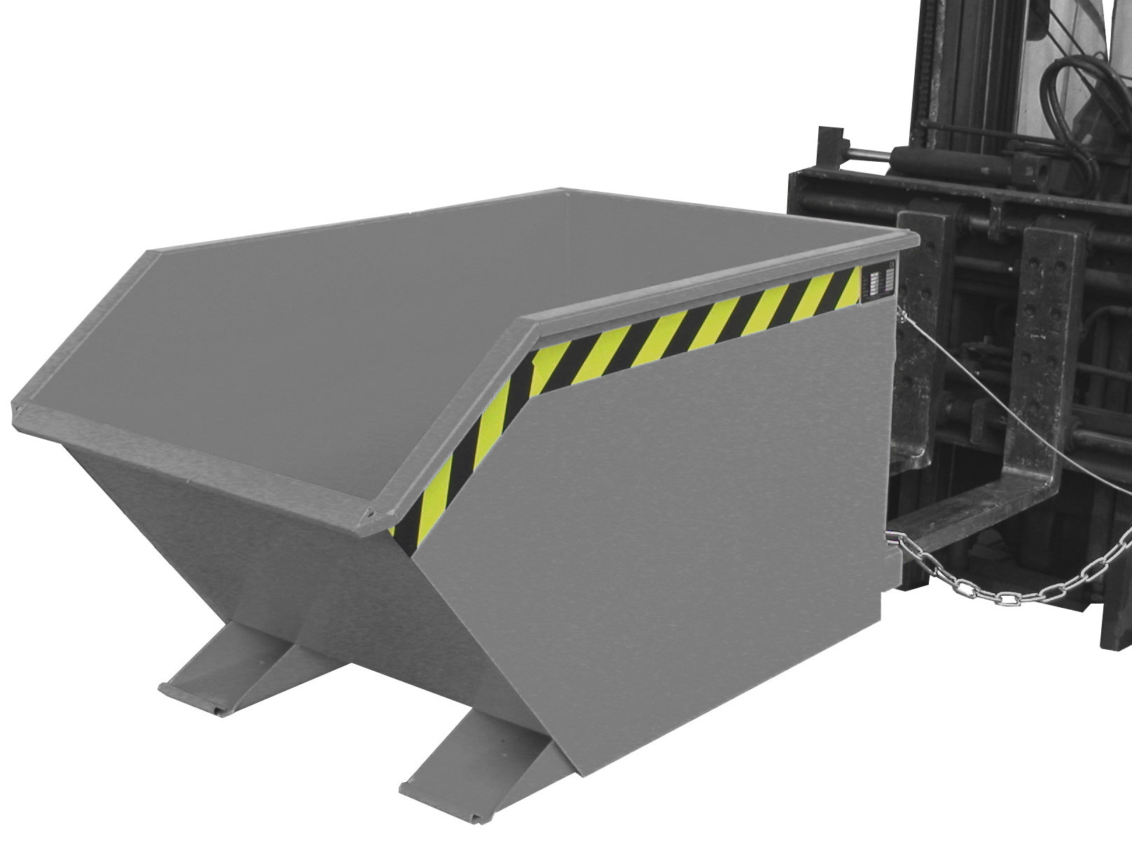 Bild Anwendung Späne-Kippbehälter GU-E 500 mausgrau