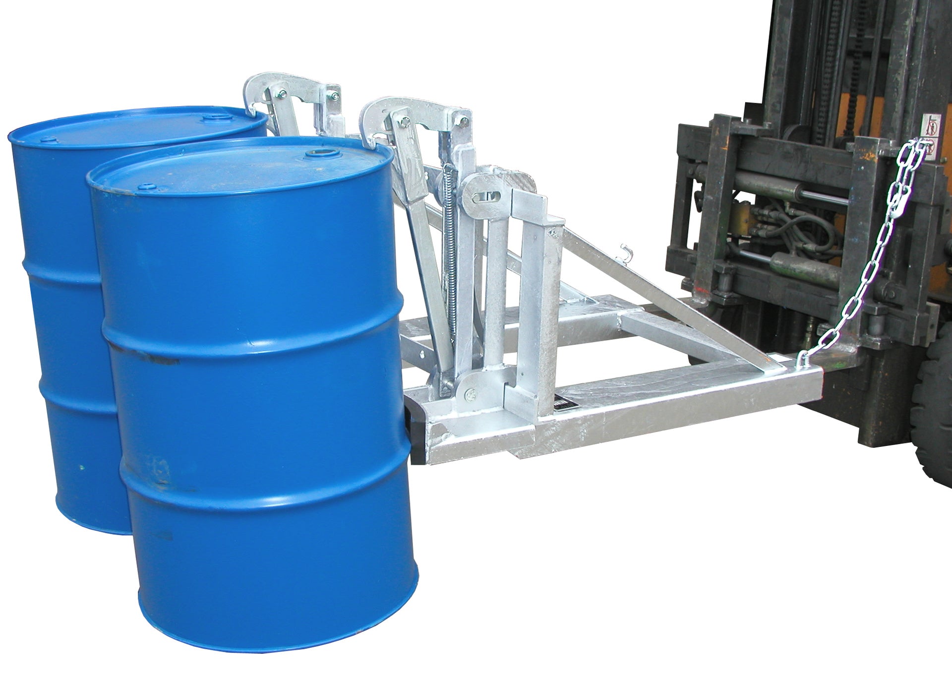 Anwendungsbeispiel Fasslifter Typ RS-II/M feuerverzinkt