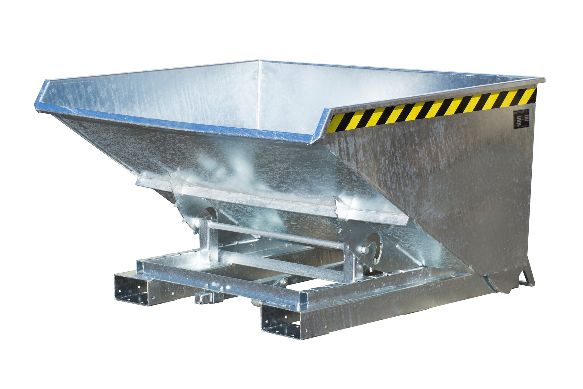 Kippbehälter 4A 900 feuerverzinkt Rückansicht