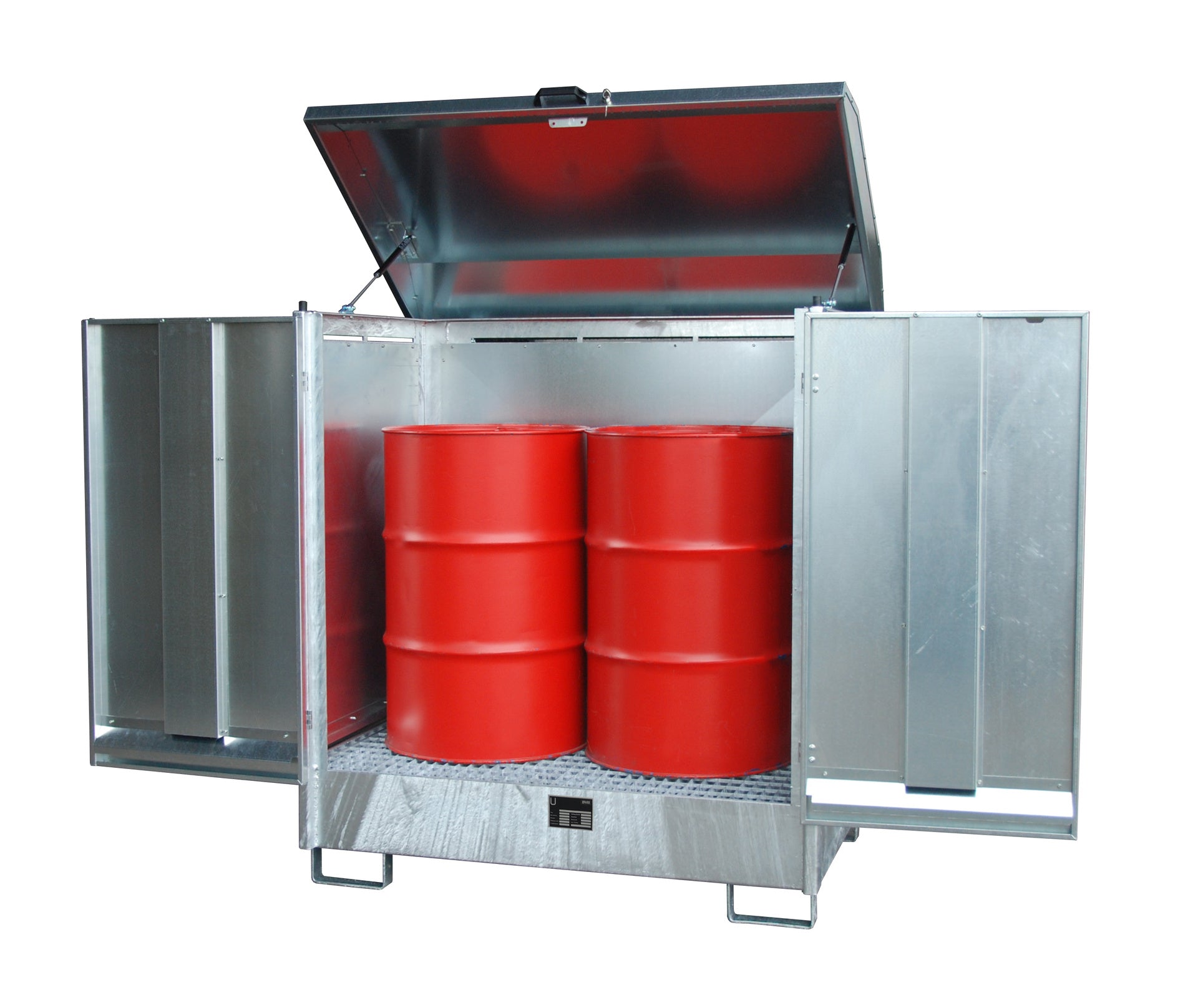 Bild Anwendung Gefahrstoff-Depot GD-N2 verzinkt