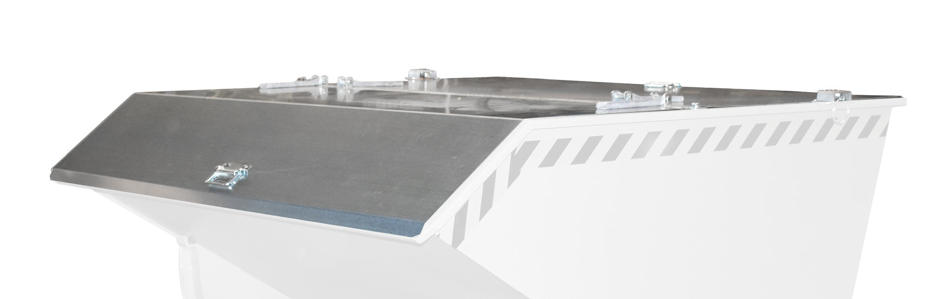 Bild zweiteiliger Deckel zu Kippbehälter Typ BKM 100 verzinkt