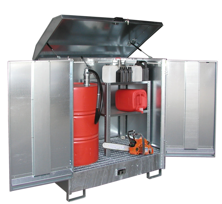 Bild Anwendung Gefahrstoff-Depot GD-N verzinkt