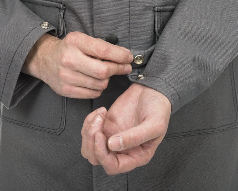 robuste Schweißerjacke Handgelenk einstellbar